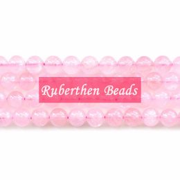 NB0003 Wholesale Natural Stone DIY Bracelet Beads High Quality Rose Quartz Loose Stone 8 mm Round Beass for Making Jewellery
