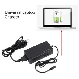 Freeshipping 96W Universal Power Charger Charging Adapter AC 110V/240V For Laptop Notebook With 8 Different Size Detachable Plugs