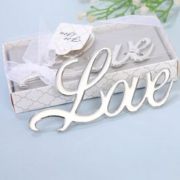 Love Bottle Opener Favors Wedding Party Festival Xmas Birthday Gifts For Guests In Box Pack WX9-919