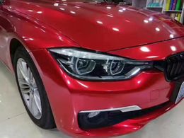 Glossy Candy blood Red car wrap vinyl Film With Air Release CANYD RED Gloss Shiny wrap foil sticker covering sheets SIZE 1 52 20M2822