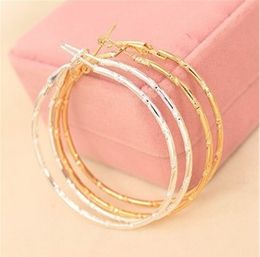 6cm large diameter hoop earrings fashion party jewelry pretty cute Christmas gift for women free shipping