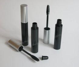 Promotion 30pcs/lot 10ml Black Mascara Tube with Silver Top,10CC Cosmetic Tube Eyelash growth liquid tube