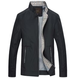 Männer Jacken Männer Herbst Jacken und Mäntel Jaqueta Masculina Männlich Kausal Mode Schmal Geschnittene Große Größe Zipper Jacke Hombre