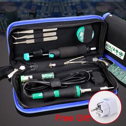 Freeshipping 11 in 1 Electric Soldering Iron 30W Soldering Iron Circuit board maintenance tools
