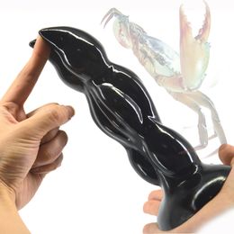 FAAK Animal dildo crab claws shape anal dildo suction cup butt plug anal sex toys cheap adult sex products masturbate sex shop Y18110106