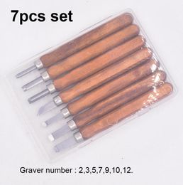 80set/lot Wood Carving Tools Woodcut Knife Scorper Hand Cutter Woodworking Graver Hand Tool Chisel Gouges 7pieces/set