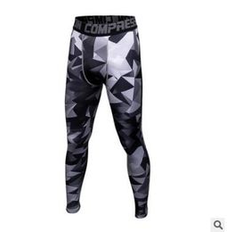 New Casual 3D printing Camouflage Pants Men Fitness Mens Joggers Compression Pants Male Trousers Bodybuilding Tights Leggings For men