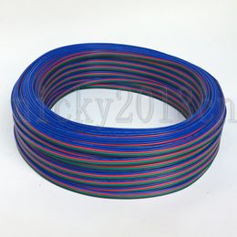 100 Metres 4Pin RGB Extension Wire Cable Connector 22AWG for 3528 5050 RGB LED Strip Light