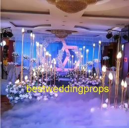 decoration New style Hot Selling portable wedding lightting mandap for wedding stage best0360