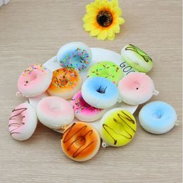 New hot sale PU Emulation cake Dessert PU Doughnut model 5cm Slow rebound Doughnut Photographic props T4H0512