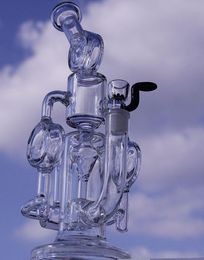 sest New bong Cyclone Helix water pipe Such an intricate double Recycler glass bong helix perc bong oil rig new perculator rig