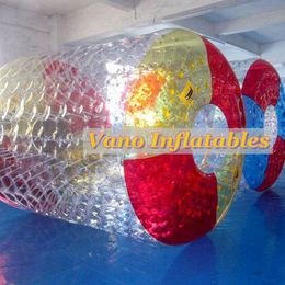 Water Rollers TPU Quality 2.4x2.2x1.7m Water Wheel Inflatable Rolling Ball for Humans with Pump Free Shipping