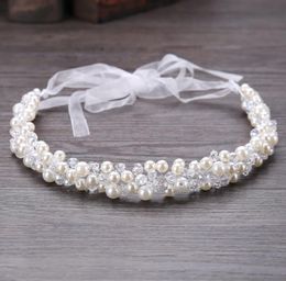 Bridal handmade pearl hair, crystal headwear, wedding dress, accessories, hair, bridal ornaments.