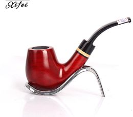 Red sandalwood classic circle plus men's portable mahogany pipe fittings