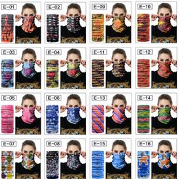 16 Colours 48*24cm Floral Magic Scarves Head Face Mask Snood Neck Warmer Cycling Seamless Outdoor Turban Headwear Shawl Scarfs Towel AAA420