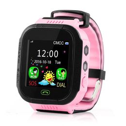 Y21S GPS Smart Watch Anti-smarrimento Torcia elettrica Baby Smart Orologio da polso SOS Chiamata Localizzazione Dispositivo Tracker Bambini Sicuri meglio di DZ09 U8 Smart Watch