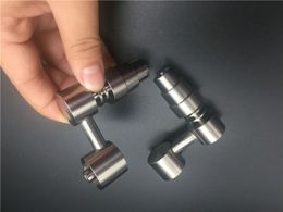 Titanium Nail 14mm 18mm Male Female 4 IN 1 Z Shape Screw 2 Parts Grade 2 Dab Rig Domeless Ti Nails