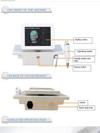 Hot selingl portable gold fractional RF microneedle radio frequency micro needle skin tighten wrinkle removal stretch mark beauty machine