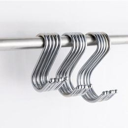 Stainless Steel S Shape Multi Function Robe Hook Super Heavy Load Bearing Strong Originality Wall Hanger Kitchen Spoon Pan Tool