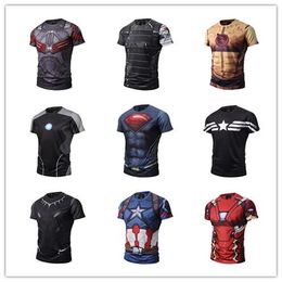 JM Wholesale 3dt shirt breathable sports tights series outdoor quick-drying sweat riding digital printing short t shirt