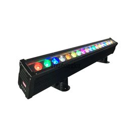 4 pieces Outdoor LED individual control 18x4w led wall washer pixel rgbw dmx 4in1 led bar uplighting