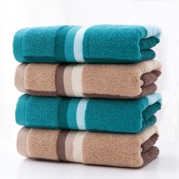 1pcs 34*77cm Striped Soft Face Towel Coon Hair Hand Bathroom Towels badlaken toalla Toallas Mano Gift 42074