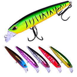 New BlueFlag Realistic Artificial ABS Plastic Laser Fishing lure 10.4g 9.4cm 3D Eyes PS Painted Popper Bleeding bass bait