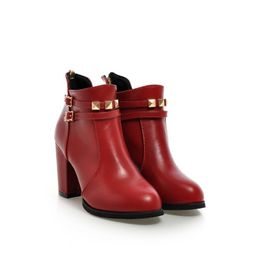red ankle boots canada