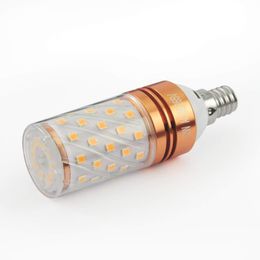 12W E14/E12 LED Bulb Candelabra(4 Pack)- T10 LED Corn Bulb,100 Watt Light Bulb Equivalent, Chandelier Bulb,AC85-265V 1200LM LED Lights