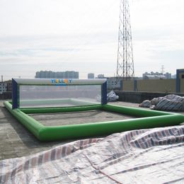 Inflatable Volleyball Court with Trampoline