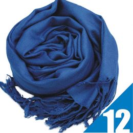 New 41Colors Hot Pashmina Cashmere Solid Shawl Wrap Women's Girls Ladies Scarf Soft Fringes Solid Scarf