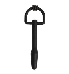 Chastity Devices Black Beginner's Barbell Urethral Stretch Silicone Tube #t65
