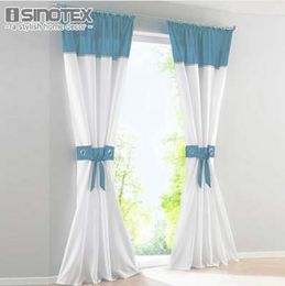 Window Curtain Drape Panel Blackout Blinds Polyester Fabric Solid Woven Children Room Home Decor Living Room Window Treatment