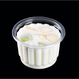 Disposable Plastic Cups For Tiramisu Mousse Pudding Jellies Ice Cream Transparent Dessert Cup Party Supplies QW7517