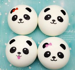 Slow Rising Cute Squishy Panda Kawaii Buns Bread Charms Bag/Key/Cell Phone Straps Pair Random Soft 10cm Panda Squishy Bread Semll