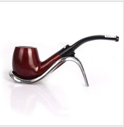 Red Sandalwood Red Dot Pipe Bent Handle for Manual Pipe