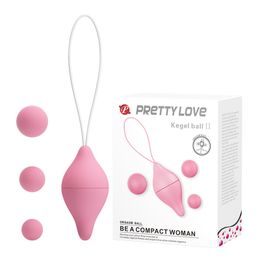 Pretty Love Kegel Ball Vaginal Trainer Smart Love Ball for Vaginal Tight Exercise Sexy Toy Sex Products for women Y1893002