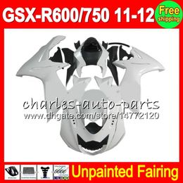 8Gifts Unpainted Full Fairing Kit For SUZUKI GSX-R600/750 GSXR600 GSXR750 GSXR 600 750 GSX-R750 11 12 2011 2012 Fairings Bodywork Body kit