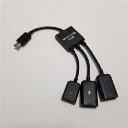 2019 оригинальный кабель для передачи данных samsung USB-концентратор OTG кабель W провод зарядки 1 до 3 Для Samsung Galaxy Tab P7510 P7500 P7310 7300 P6200 6800 1 шт.