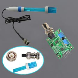 Freeshipping PH sensor Module 1pc Module V1.1 + 1pc Probe for AVR 51 PH shield with MSP430 Test code sensor