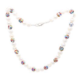 Fashionable fresh water pearl Jewellery 10-12mm large pearl necklace as a surprise gift for mother