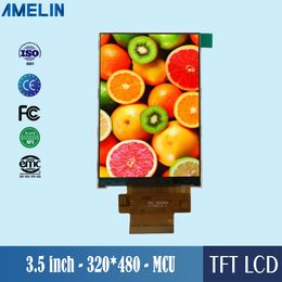 3.5 inch 320*480 12 O'clock TFT LCD module display with MCU interface screen and ILI9488 driver IC