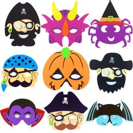 Halloween EVA Cartoon mask ghost festival pumpkin pirate ghost skull cartoon masquerade dress Zoo Jungle For Kids
