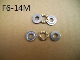 100pcs F6-14M Axial Ball Thrust Bearings 6*14*5 miniature Plane thrust ball bearing 6x14x5 mm