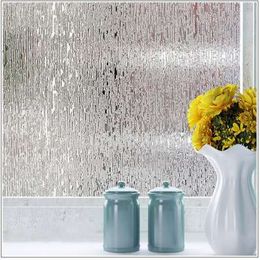 45*100cm No Glue Privacy Decorative Window Film Static Cling Self-adhesive Opaque Glass Sticker Home Decor Kiss The Rain ST053