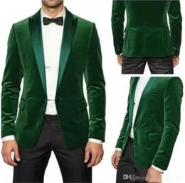 Fashionable Men's suit Wedding Customized Men's Jacket Velvet And Blended's Trousers Best Man Suit of The Groom's Party