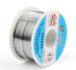 2PCS/lot High Purity Lead Soldering Wire 0.5mm 100g 60/40 Rosin Core Tin Solder Wire Soldering Welding Flux 2.0% Iron Wire Wheel