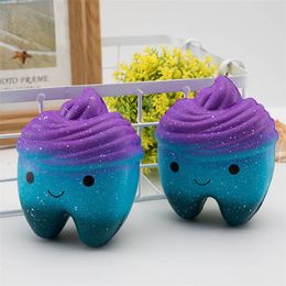 Hot sale teeth shape Starry sky Slow rebound toy decompression toys Home Decoration Kid Gift T3I0160