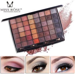 3d fashion popular womens brand mics rose 48 eye shadow metal dumbness eye shadow makeup eye shadow disc