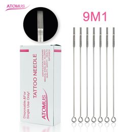 Tattoo Needles 9M1 9RM Piercing Sterile 50Pcs Disposable Body Needles Disposable Puncture Needle For Tattoo Needle
